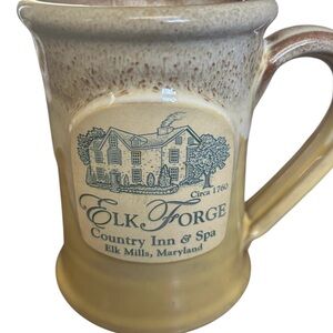 stoneware pottery mug Elk Forge Country Inn & Spa" in Elk Mills, Maryland,
